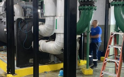 Serviço de Varetamemto do Trocador de Calor e Inspeção do Sonda Endoscópica nos Tubos - Shopping Bela Vista - Salvador- BA.